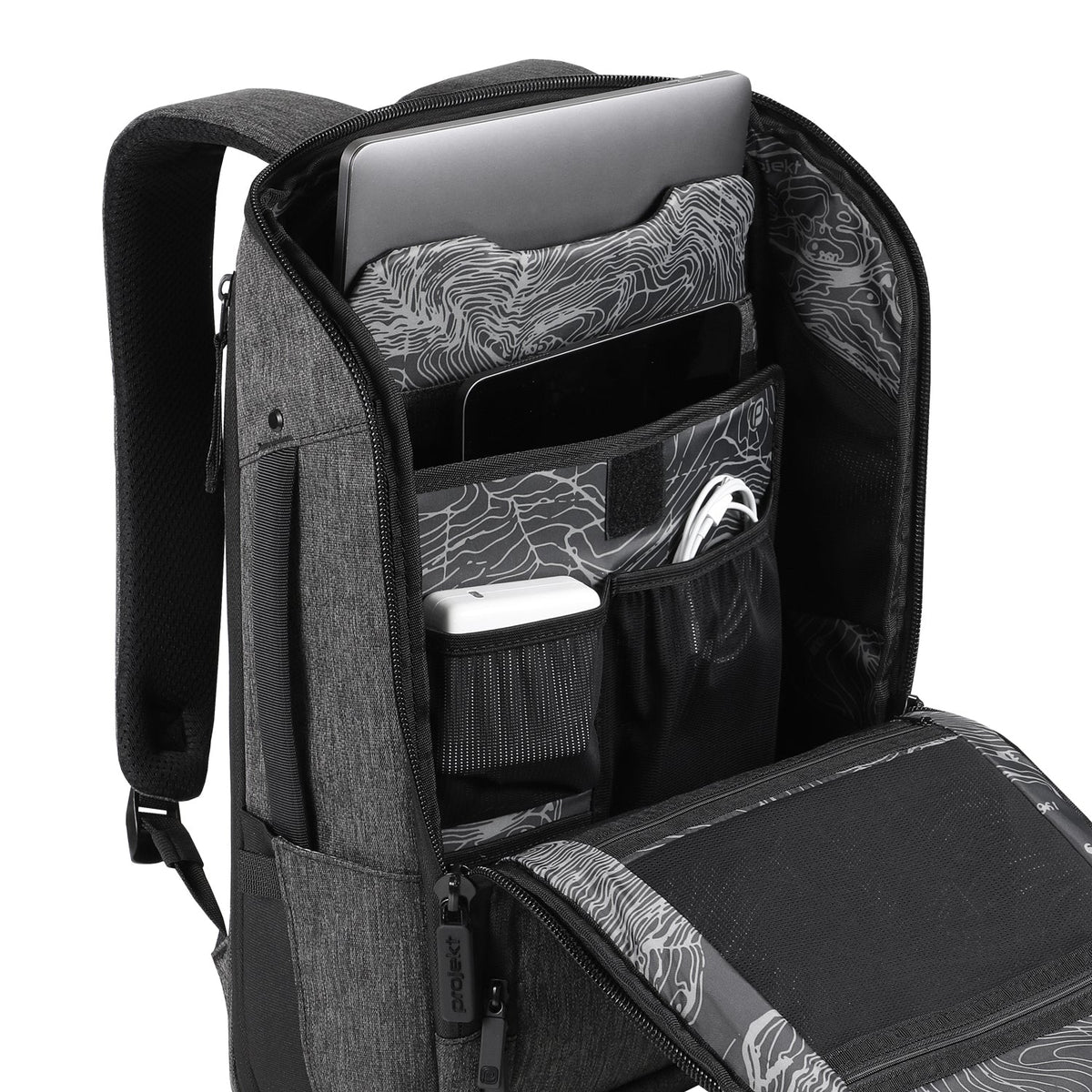 booq dp-grf daypack lightweight everyday laptop backpack grayfetti El Jefe Pack